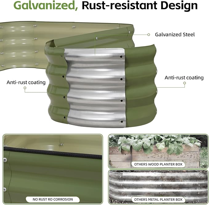 3-in-1 Modular Raised Garden Bed Kit - Image 4
