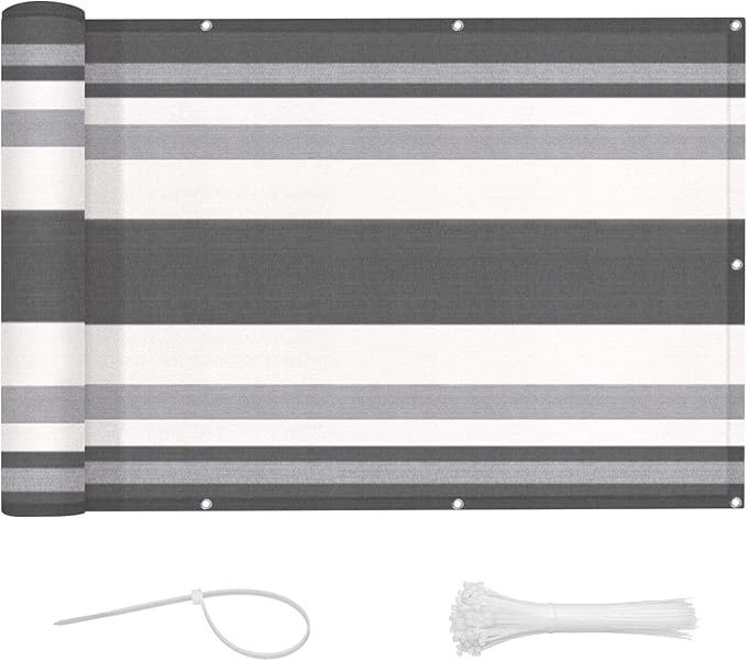 LOVE STORY Balcony Privacy Screen, UV Protection and Weather-Resistant by LOVESTORY