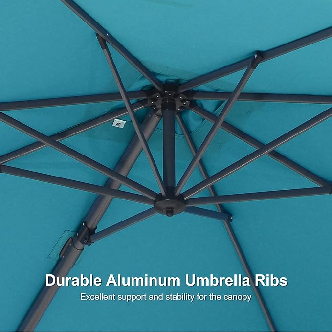 PURPLE LEAF 8' X 8' Patio Umbrella - Image 6