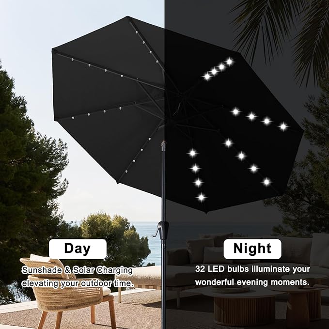 ABCCANOPY 10FT Durable Solar Led Patio Umbrellas - Image 4
