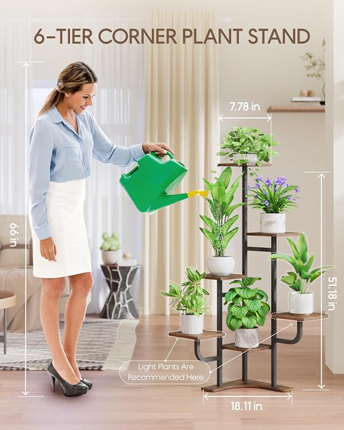Corner Plant Stand Indoor - Image 5