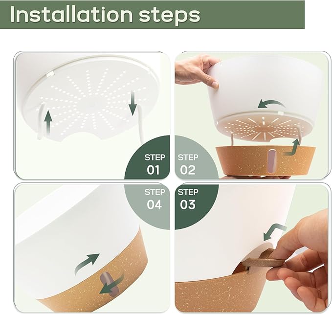 12-Inch Self Watering Planters - Image 4