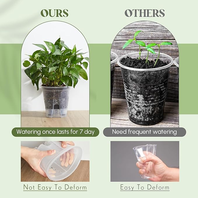 Self Watering Pots for Indoor Plants - Image 5