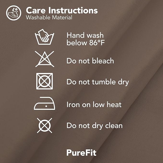 PureFit Outdoor Curtains for Patio Waterproof Weatherproof, UV and Fade - Image 7