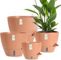 4 Pack Plant Pots, 12/10/9/8/ Inch Self Watering Pots by Unknown