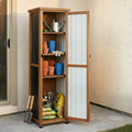 62" H Outdoor Corner Storage Cabinet by PETSCOSSET