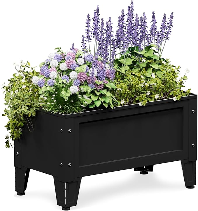 Elevated Metal Planter Box Stand Heavy Duty Raised Garden Bed by PROXRACER