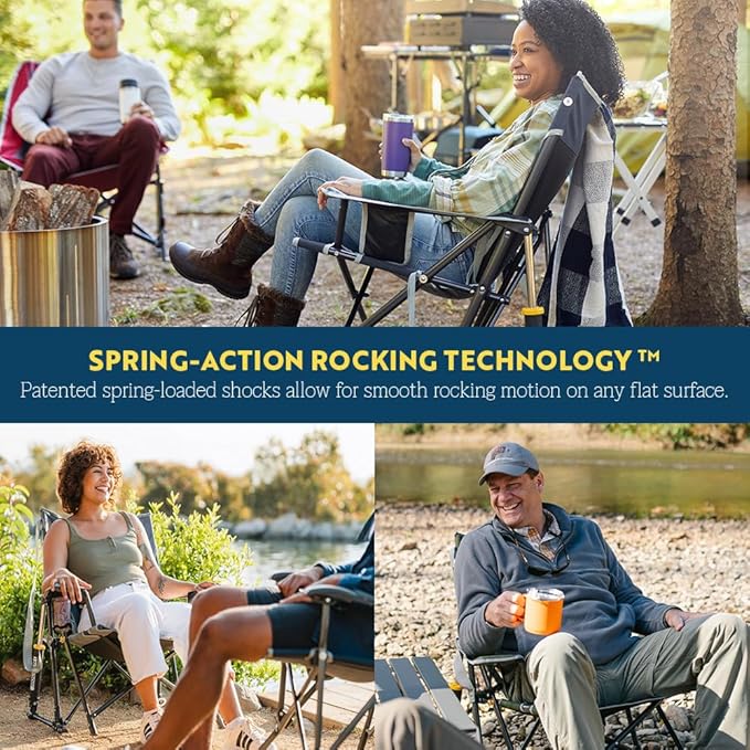 GCI Outdoor Kickback Rocker Outdoor Rocking Chair - Image 5
