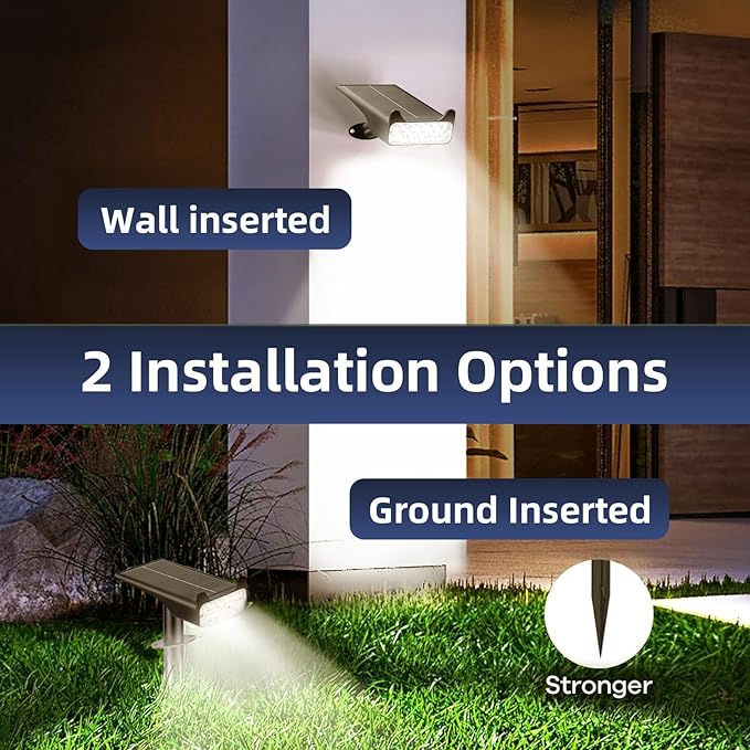 Solar Spotlights Outdoor Waterproof Landscape Path Lights Solar Dusk to Dawn - Image 7