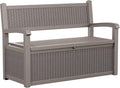 DRATO 75 Gallon Storage Bench Deck Box Outdoor Indoor, Lockable Durable by DRATOprovidesawarmandcozy