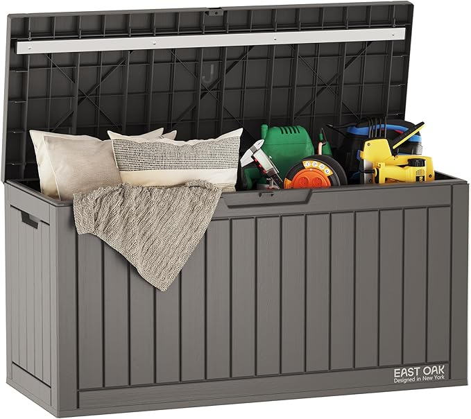 EAST OAK Outdoor Storage Box, 60 Gallon Deck Box Indoor and Outdoor Use by EASTOAK