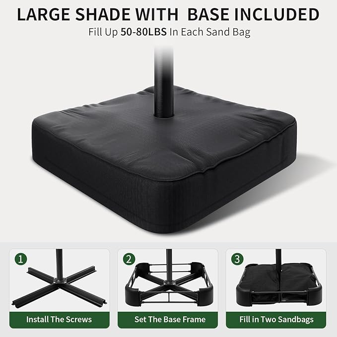 OLILAWN 10ft Patio Umbrella - Image 2