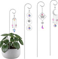 HDCRYSTALGIFTS 4 Pack Crystal Sun Catchers by HDCRYSTALGIFTS