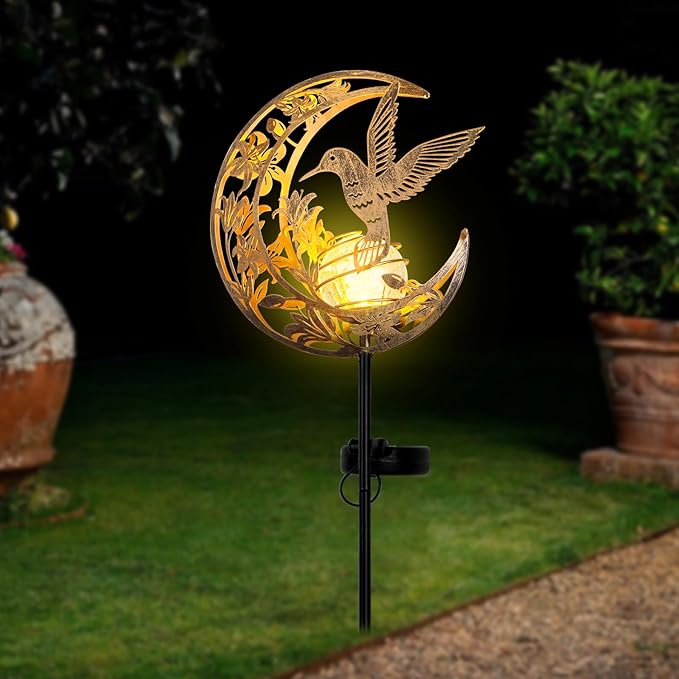 Solar Hummingbird Lights Outdoor Decor - Image 6