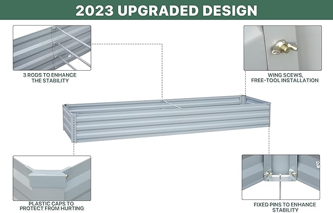 Planter Raised Beds Raised Garden Bed - Image 3
