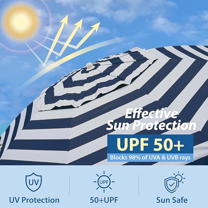 AMMSUN Shade Umbrella, Premium Portable Umbrella - Image 5