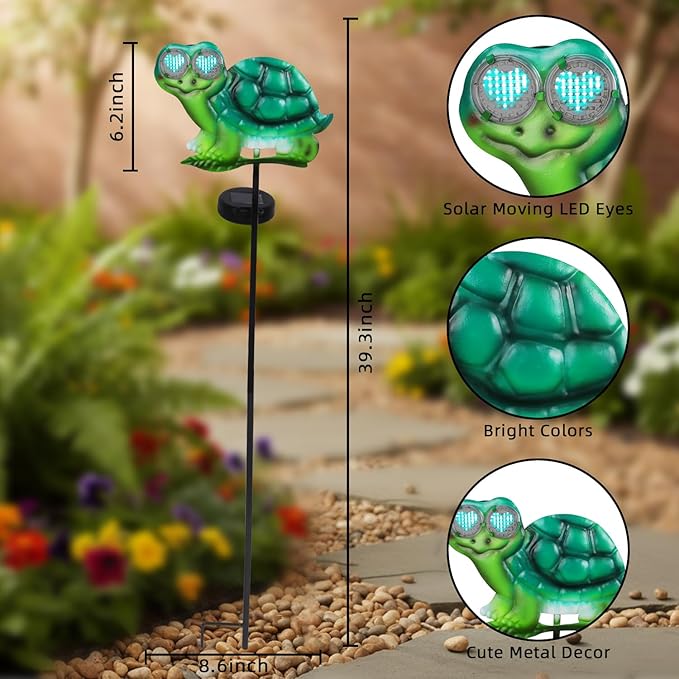 Turtle Decorative Garden Stakes - Image 3