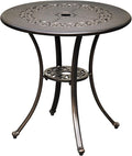 DWVO 25 Inches Round Patio Dining Table by DWVO