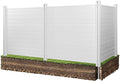 VEVOR Outdoor Privacy Screen, 50in H x 50in W Air Conditioner Fence, 3-Panel by VEVOR