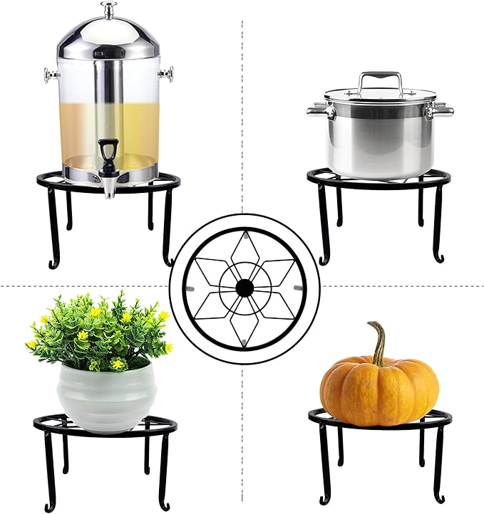 yosager 4 Pack Metal Plant Stands - Image 6