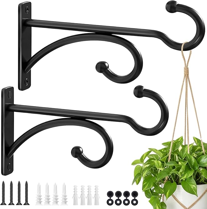 2Pack 6 Inch Plant Hangers for Hanging Baskets, Hanger for Indoor and Outdoor - Image 10