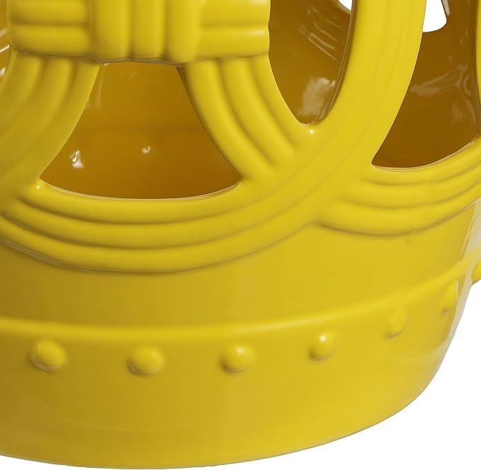 JONATHAN Y TBL1022E Lucky Coins 16" Chinese Ceramic Drum Indoor/Outdoor Garden - Image 8