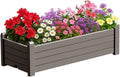 Raised Garden Bed, 21 Gallon Self-Watering Outdoor Raised Planter Box by OutdoorLivingPerfected