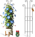 32.6in Tall Plant Trellis Indoor, Metal Garden Trellis by Xeeol