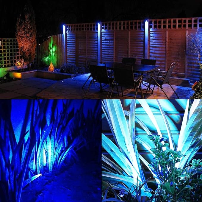 T-SUNUS 4 Pack Solar Landscape Spotlights - Image 9