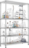 IZEUK 4250 LBS Garage Shelving Wide Storage Shelves 5 Tier Metal Shelves Heavy by IZEUK