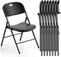 Nazhura 350 Weight Limit Heavy Duty Plastic Folding Chair by NazhuraGoodCompanionAtHome