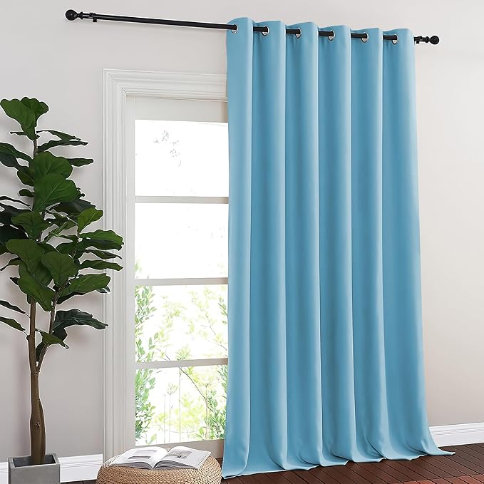 NICETOWN Sliding Door Curtain 108 Inches Long - Image 8