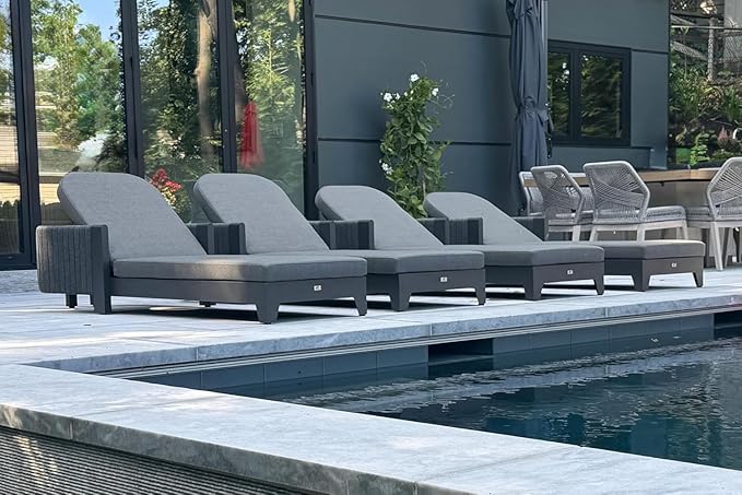 PURPLE LEAF 3-Piece Outdoor Chaise Lounge Set - Image 2