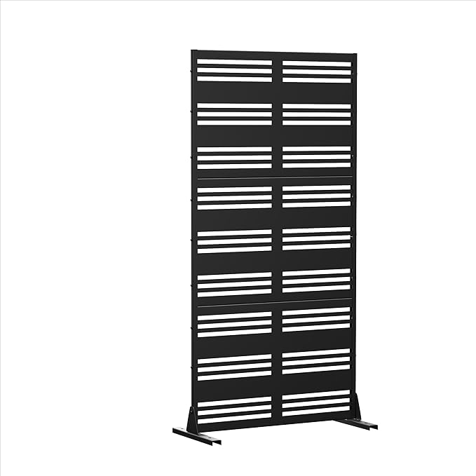 Casaphoria Metal Privacy Screen Outdoor, Harold Black - Image 4