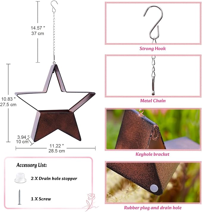 Metal Plant Hangers Indoor and Outdoor - Image 4