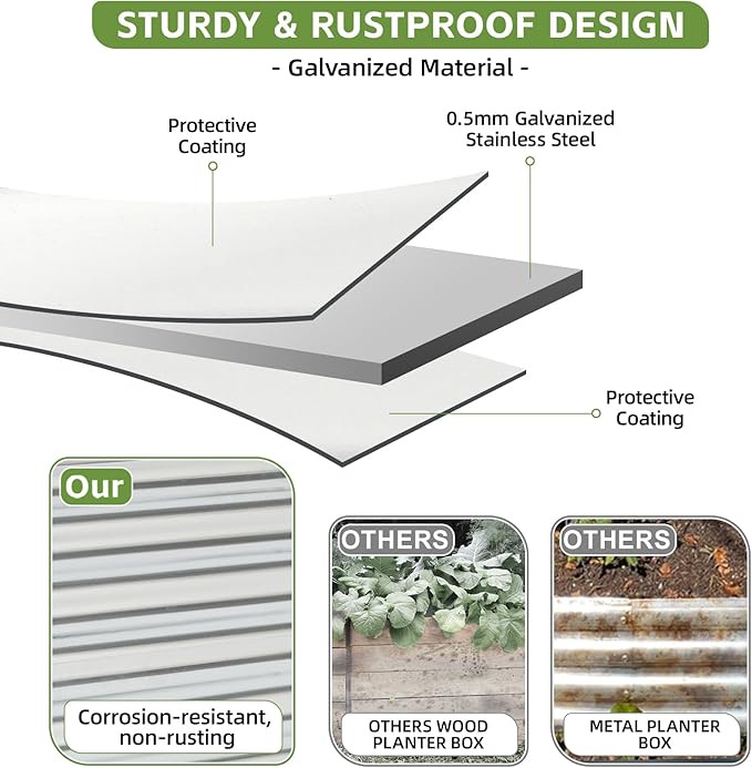 4x2x2ft Raised Garden Bed - Image 3