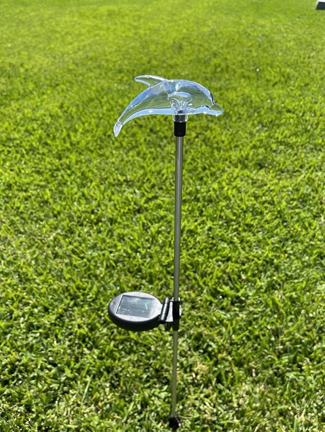 Solar Garden Stake Lights with Color Changing LED or Regular White LED by Ntertainment+House