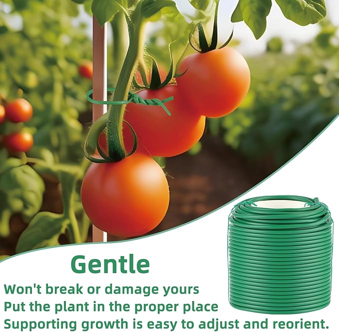 Soft Plant Ties, 164ft Garden Wire, 3.5mm Flexible Garden Ties - Image 5