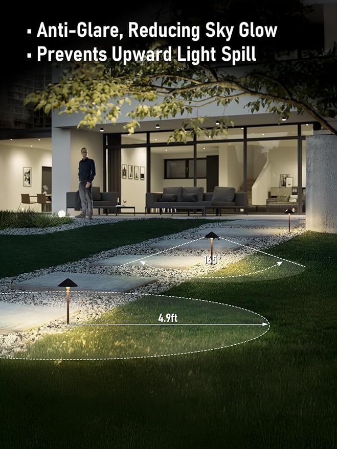 LEONLITE Low Voltage Landscape Lights, 3W 12V Pathway Lighting Wired, IP65 - Image 3