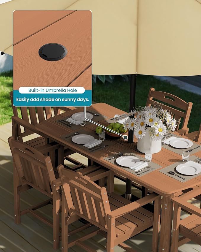 Ciokea HDPE Outdoor Dining Table - Image 5