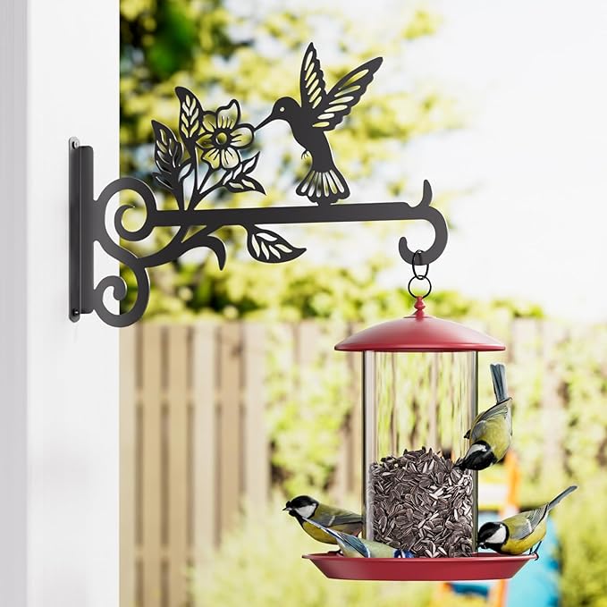 2-Pack Aesthetic Plant Hangers Outdoor – 10 Inch Metal Hanging Plant Bracket - Image 5
