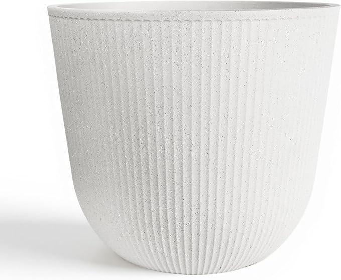 WORTH Garden Round Large Planter Pot 1-Pack by WORTH