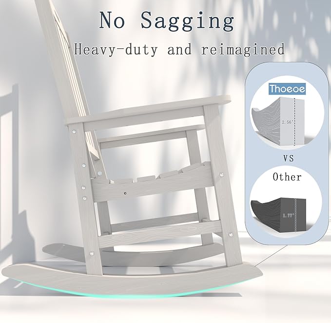 Oversized Rocking Chair, Outdoor Rocking Chair - Image 8