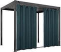 Easy-Going Linen Look Outdoor Curtains Waterproof Windproof Porch Curtains by Easy-Going