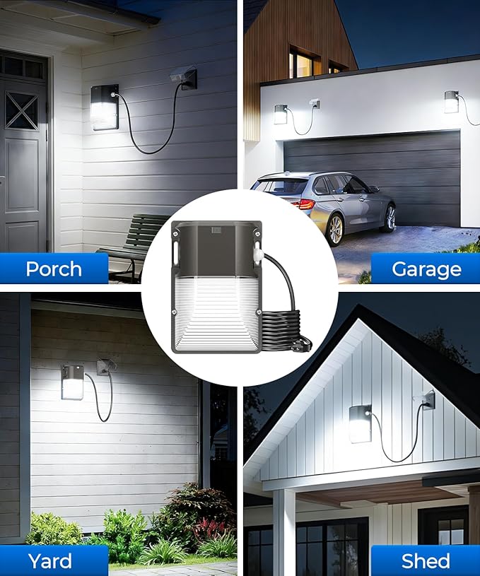 CINOTON 30W Plug in LED Wall Pack Light - Image 7