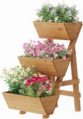 Small Raised Garden Bed, 3 Tier Vertical Garden Planter by VIEWCARE