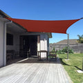 SUNNY GUARD Custom Size 7'x24' Rectangle Terra Red UV Block Sunshade by SUNNYGUARD