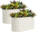 Garvee 2 Pack Galvanized Raised Garden Beds by Garvee