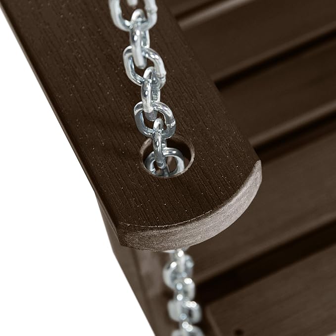 highwood Weatherly Porch Swing, 4 Feet, Weathered Acorn - Image 4