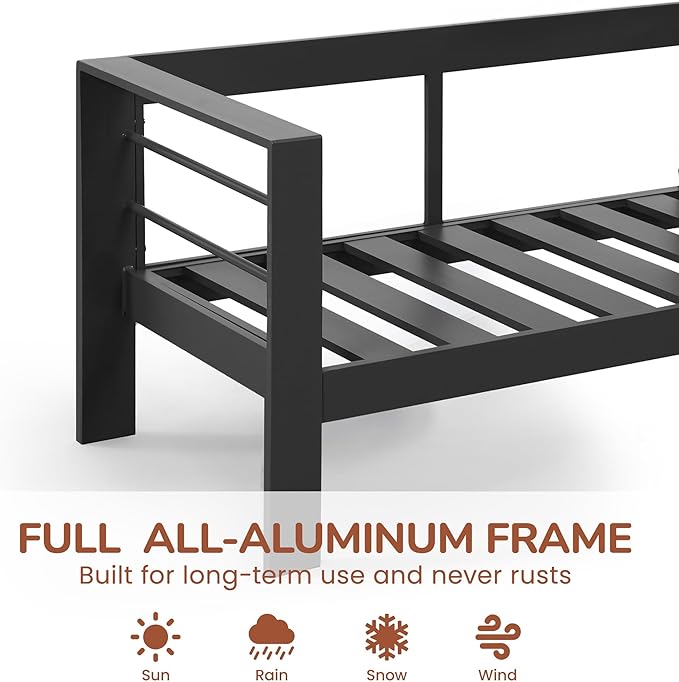 Solaste Aluminum Patio Furniture Set - Image 4